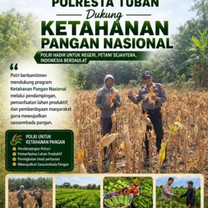 DUKUNG KETAHANAN PANGAN, ANGGOTA POLSEK PARENGAN POLRESTA TUBAN LAKSANAKAN SAMBANG DAN PENDAMPINGAN PANEN JAGUNG DI DESA SELOGABUS KEC. PARENGAN
