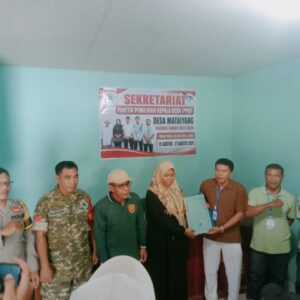 Pastikan Pilkades Aman, Polres Sumbawa Barat Pantau Pendaftaran Balon Kades Mataiyang