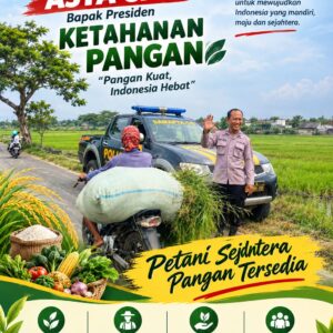 Polri Dukung Astacita, Polsek Merakurak Polres Tuban Turun Cek Tanaman Jagung Warga di Desa Tuwiri Wetan