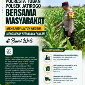 Dukung Astacita, Polsek Jatirogo Cek Langsung Ladang Jagung Warga Desa Ketodan