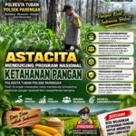 Polresta Tuban – Polsek Parengan Dukung Program Nasional Ketahanan Pangan