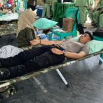 Sambut HUT TNI ke-81, Personel BKO Polda NTB dan Sat Samapta Polres Bima Kota Donor Darah