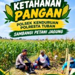 Dukung Astacita Presiden RI, Polsek Kenduruan Polresta Tuban Dorong Ketahanan Pangan Nasional