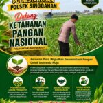 Anggota Polsek Singgahan Polresta Tuban Turun Cek Tanaman jagung Warga di Desa Mulyoagung
