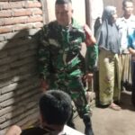 Gerak Cepat Babinsa Amankan Terduga Pencuri Mesin Air