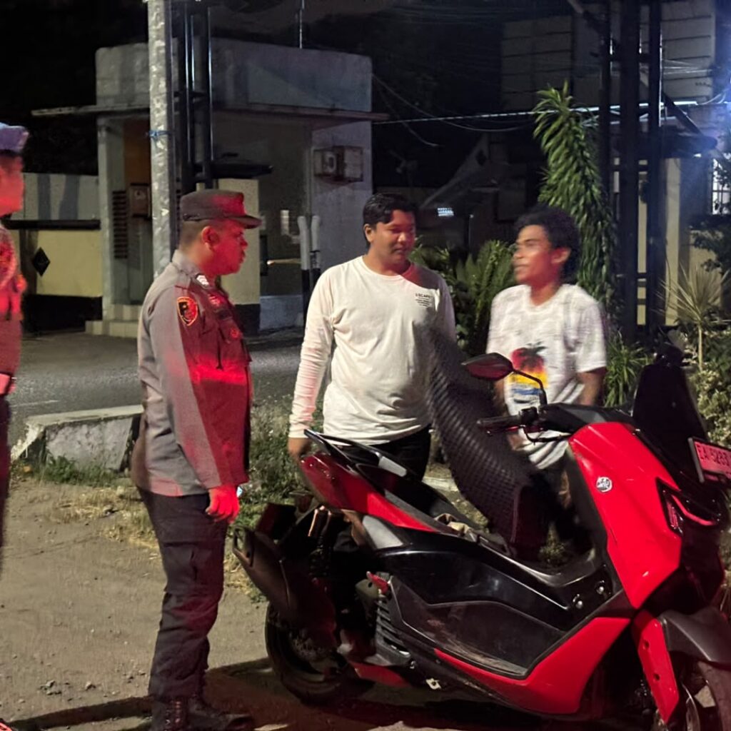 Gabungan Fungsi Piket Polres Sumbawa Barat Gelar KRYD Ciptakan Kondusivitas Yang Aman