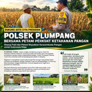 Polsek Plumpang Polresta Tuban Turun Langsung Cek Tanaman Jagung Warga