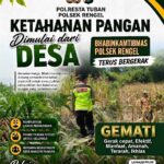 Polri Dukung Astacita, Polsek Rengel Polresta Tuban Turun Cek Tanaman Jagung Warga di Desa Pekuwon