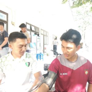 Sidokkes Polres Bima Kota Pastikan 35 Personel BKO Polda NTB Sehat Sebelum Kembali