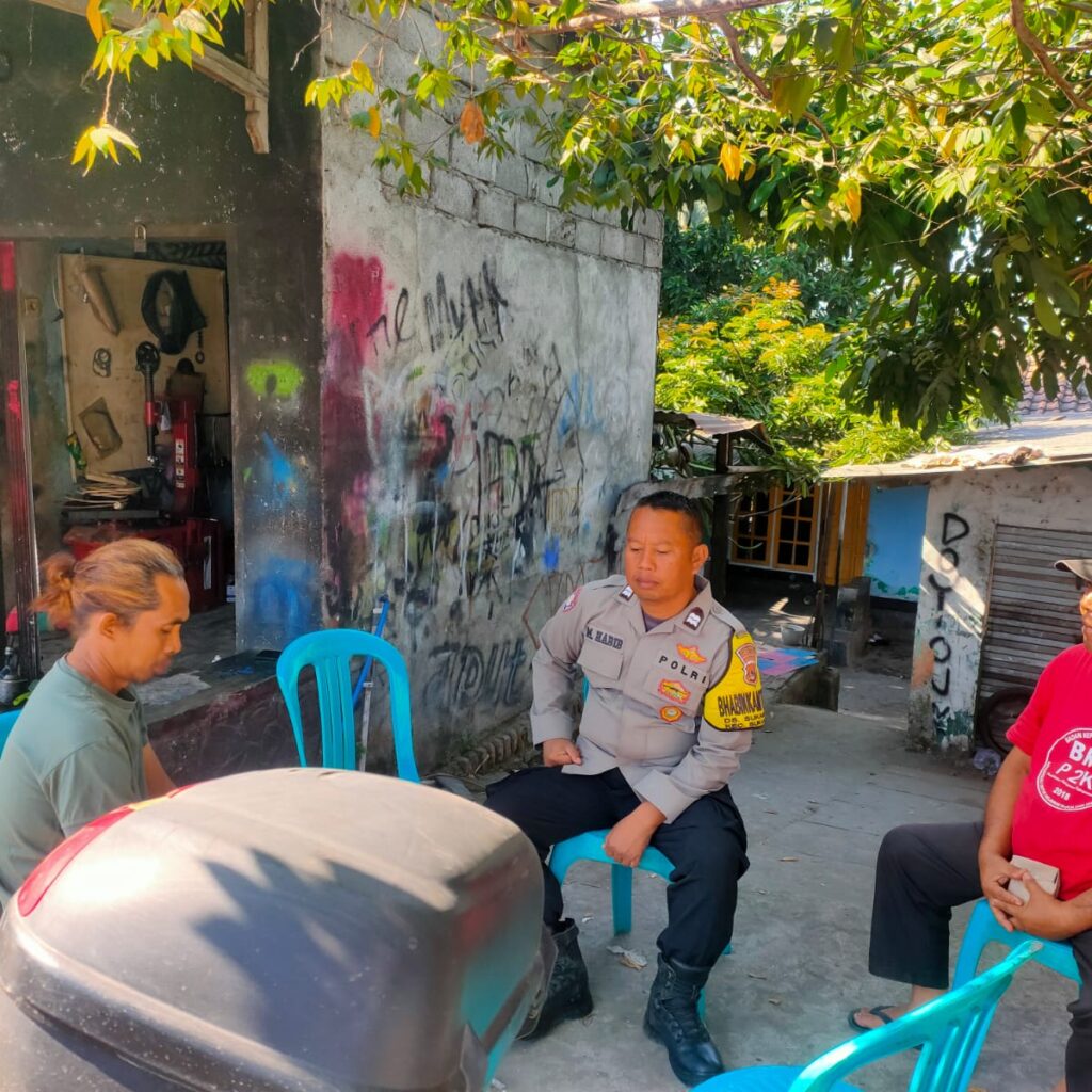 Bhabinkamtibmas Desa Sukamulia Ajak Warga Dukung Program Ketahanan Pangan