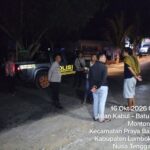 Patroli Tengah Malam, Polsek Praya Barat Daya Antisipasi Gangguan Kamtibmas 3C