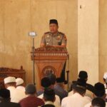 Gelar Jumling di Masjid Al-Mubarok, Polresta Tuban Sosialisasi Keselamatan Lantas dan Layanan 110