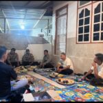 Bhabinkamtibmas Desa Pematung Bersama Babinsa Amankan Hiburan Malam Kesenian Cilokak di Sakra Barat