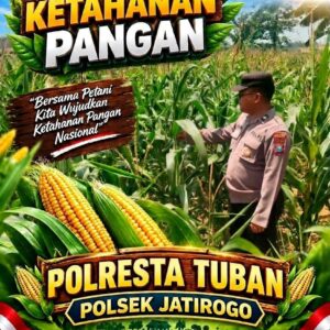 Kawal Swasembada Pangan, Polsek Jatirogo Pantau Langsung Tanaman Jagung di Desa Demit