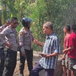 Rumah Semi Permanen Terbakar di Rabangodu Selatan, Polsek Rastim Turun Amankan TKP