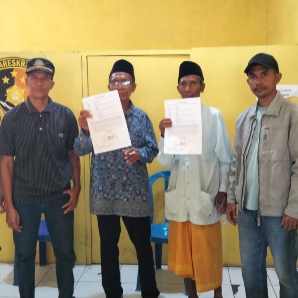 Bhabinkamtibmas Polres Bima Kota Lakukan Problem Solving Terkait Permasalahan Tanah