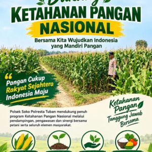 Polsek Soko Polresta Tuban Turun Langsung Cek Tanaman Jagung Warga