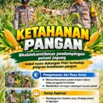 Mendukung Program Ketahanan Pangan, Bhabinkamtibmas Monitoring Pertumbuhan Jagung