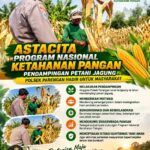 Polsek Parengan Polresta Tuban Pantau Lahan Jagung Warga Desa Ngawun Dukung Program Astacita