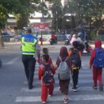 Sat Lantas Polres Bima Kota Gelar Gatur Pagi, Wujudkan Kamseltibcarlantas yang Berkeselamatan
