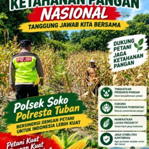 Polsek Soko Polresta Tuban Turun Langsung Cek Tanaman Jagung Warga