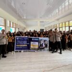 Bag SDM Polres Bima Kabupaten Sosialisasikan Penerimaan Siswa Baru SMA Kemala Taruna Bhayangkara 2027/2028.