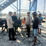 Polsek Kawasan Pelabuhan Laut Bima Sosialisasikan Layanan Call Center 110 kepada Masyarakat