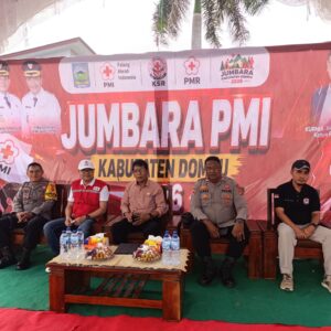 Polsek Dompu Amankan Pembukaan JUMBARA PMR-PMI Tingkat Kabupaten Dompu 2026