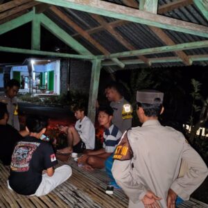 Polsek Pekat Gencarkan KRYD, Sasar Sejumlah Titik Rawan Gangguan Kamtibmas