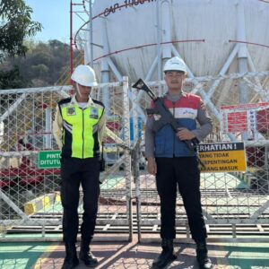 Sat Samapta Polres Bima Kota Amankan dan Patroli Objek Vital Pertamina Integrated Terminal Bima