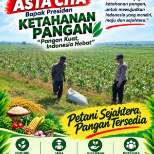 Polri Dukung Astacita, Polsek Merakurak Polresta Tuban Turun Cek Tanaman Jagung Warga di Desa Tuwiri Wetan