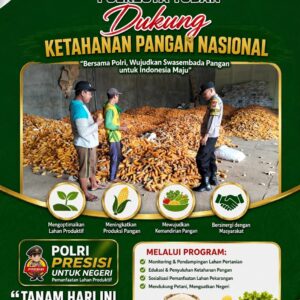 POLSEK KEREK POLRESTA TUBAN MONITORING GUDANG PENYIMPANAN DAN PENGERINGAN JAGUNG DI DESA BINAAN