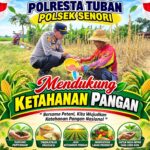 Dukung Program Ketahanan Pangan Kapolsek Senori Polresta Tuban Polda Jatim Menanam Jagung Bersama Warga Desa Sidoharjo