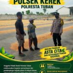 “POLSEK KEREK POLRESTA TUBAN SAMBANG KE GUDANG PENGERINGAN DAN PENYIMPANAN JAGUNG”
