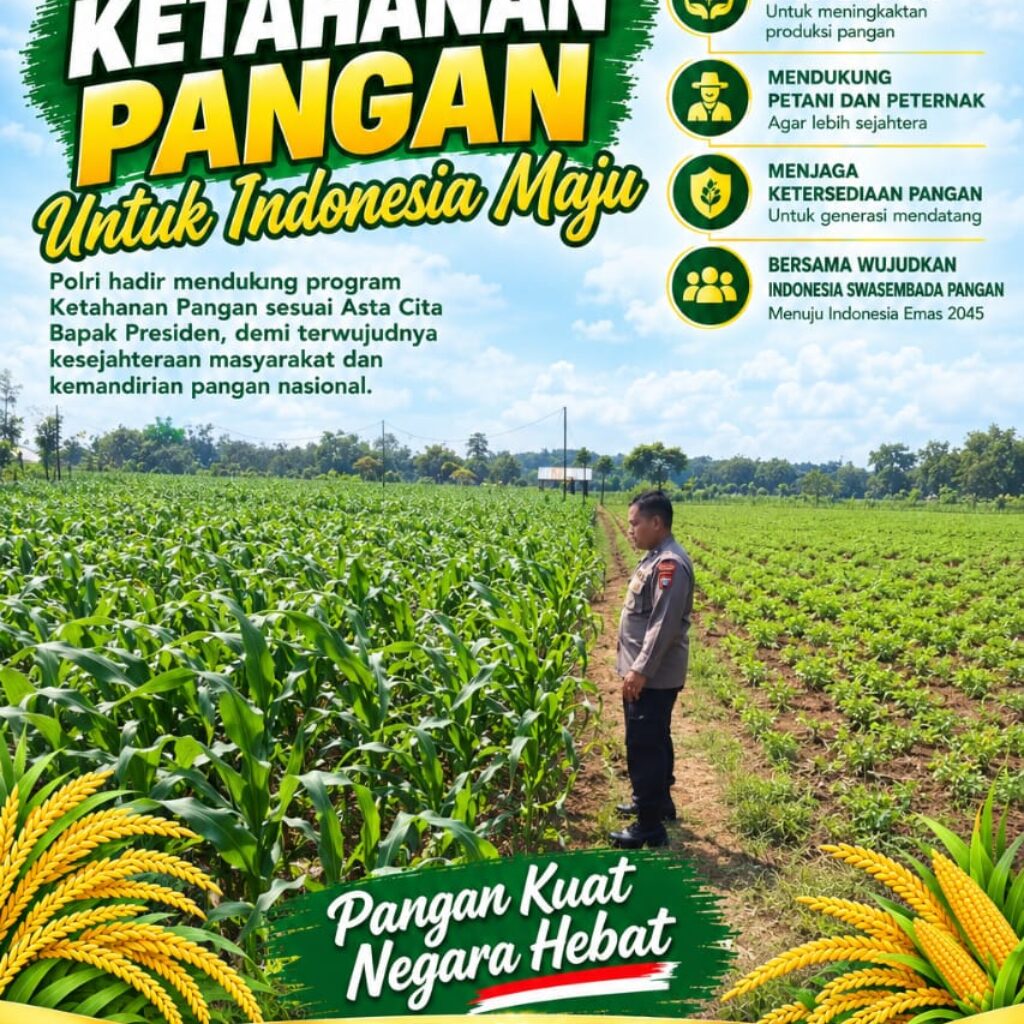 Polri Dukung Astacita, Polsek Merakurak Polresta Tuban Turun Cek Tanaman Jagung Warga di Desa Tuwiri Wetan