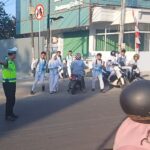 Sat Lantas Polres Bima Kota Gelar Gatur Pagi, Urai Kemacetan dan Cegah Kecelakaan Lalu Lintas