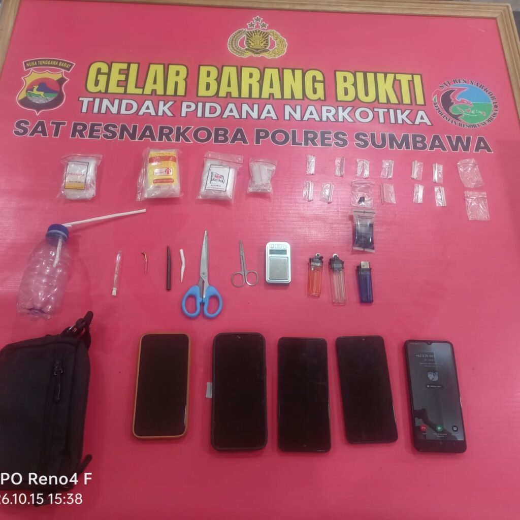 Pengembangan Operasi Penggerebekan Sarang Narkoba: Tim Gabungan Polres Sumbawa dan BNNK Sasar TKP 2 di Uma Sima, 3 Pemuda Ringkus Beserta 12 Poket Sabu