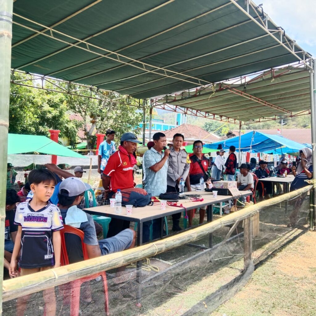 Gelar Pengamanan Lomba Kerapan Ayam di Desa Moteng, Polsek Brang Rea Pastikan Situasi Kamtibmas Kondusif dan Ajang Silaturahmi Warga