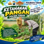Polsek Tuban Dukung Ketahanan Pangan melalui Pemanfaatan Lahan Pekarangan Produktif