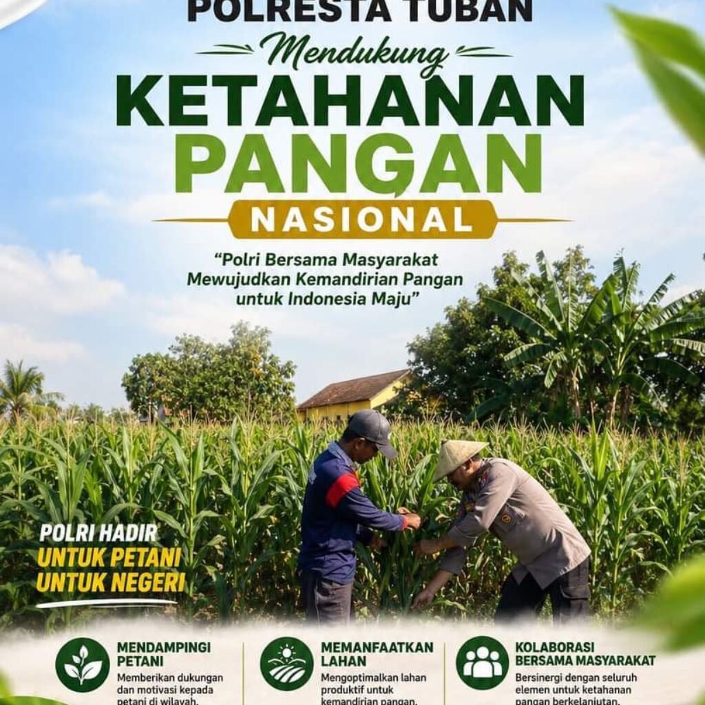 Polsek Soko Polresta Tuban Turun Langsung Cek Tanaman Jagung Warga