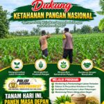 POLSEK KEREK DAMPINGI PETANI, WUJUDKAN KETAHANAN PANGAN NASIONAL
