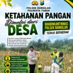 BHABINKAMYTIBMAS POLSEK BANGILAN DUKUNG KETAHANAN PANGAN NASIONAL