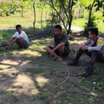 BHABINKAMTIBMAS DESA SONGGAJAH SAMBANGI WARGA, AJAK DUKUNG KETAHANAN PANGAN DAN WASPADA PENIPUAN
