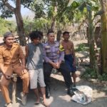 BHABINKAMTIBMAS DESA KEMPO SAMBANG WARGA, SOSIALISASIKAN PENCEGAHAN KARHUTLA DAN PROGRAM KETAHANAN PANGAN