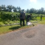 Bhabinkamtibmas Mamben Baru Sambangi Warga, Sampaikan Himbauan Karhutla dan Kamtibmas